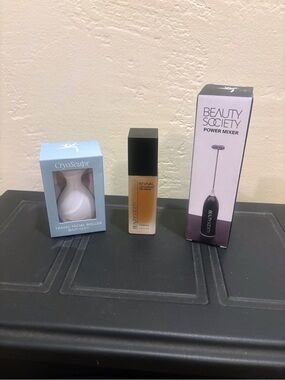 Beauty Society Revival Serum, Mixer & Cryosculpt roller